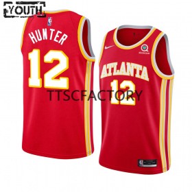 Camiseta Niños NBA Atlanta Hawks De Andre Hunter 12 Nike 2022-23 Icon Edition Rojo Swingman